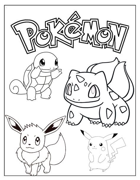 free pokemon coloring pages|Pokemon Coloring Pages (35+ Easy and Free Printable PDF)